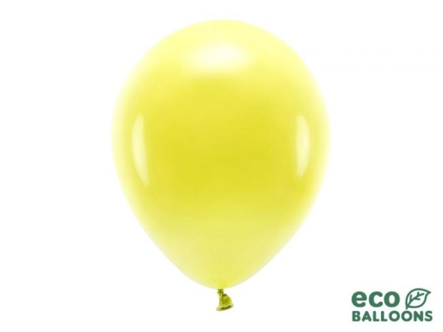 EKOilmapallo keltainen 100 kpl, 30 cm biohajoava