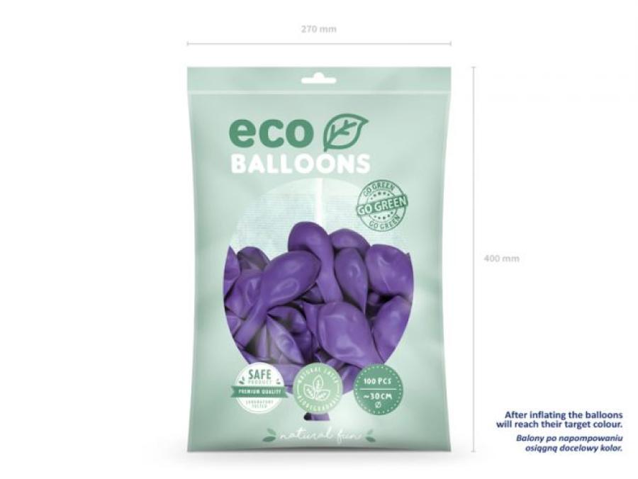 EKOilmapallo laventeli 100 kpl, 30 cm biohajoava