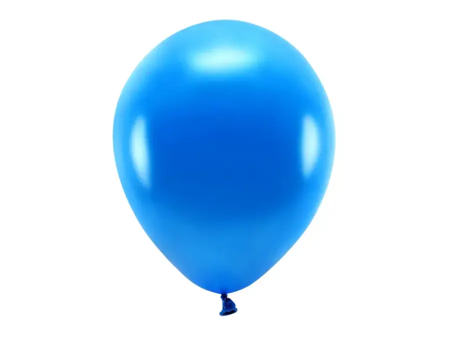 EKOilmapallo metalli 30 cm biohajoava, 10 kpl, Laivastosininen