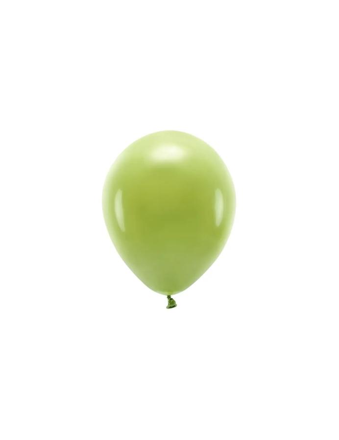 EKOilmapallo pastelli 30 cm biohajoava, 10 kpl, Oliivinvihreä