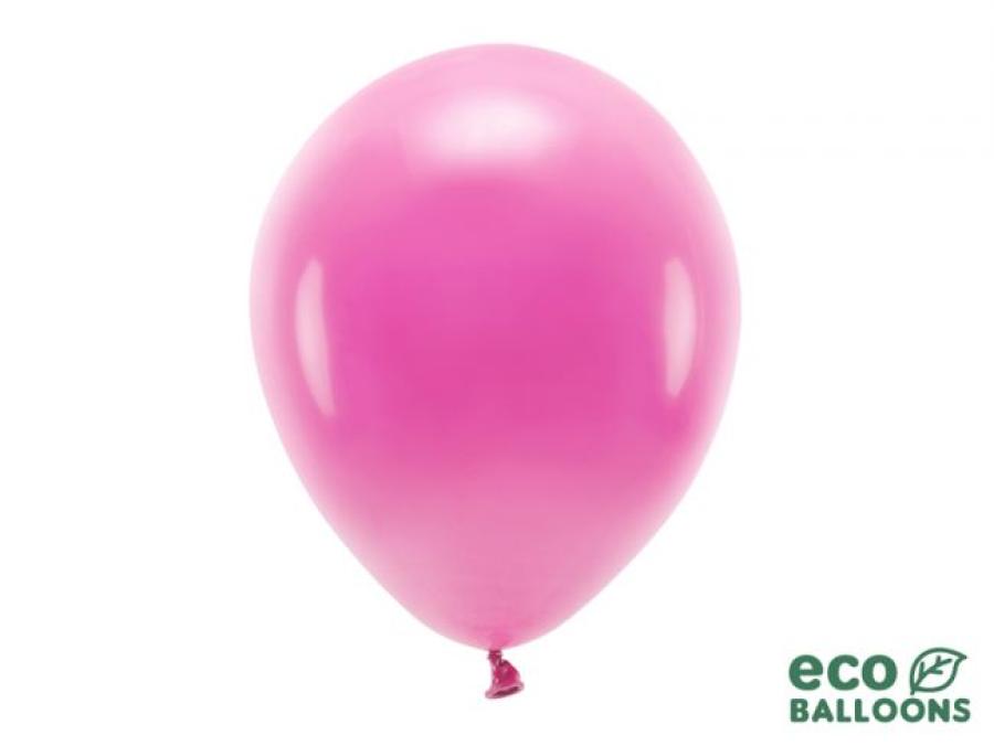 EKOilmapallo pastelli 30 cm biohajoava, 10 kpl, Fuksia