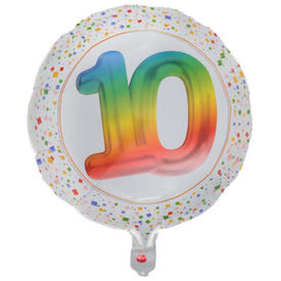 Foliopallo "10" 45 cm