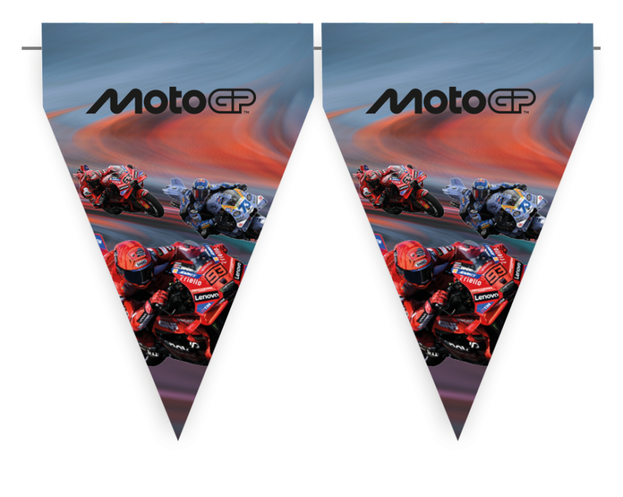 MOTO GP lippuviiribanneri 3 m