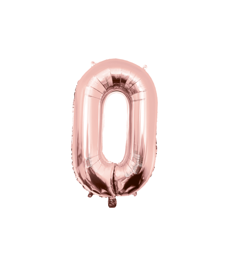 Foliopallo numero 0 ruusukulta, 86 cm