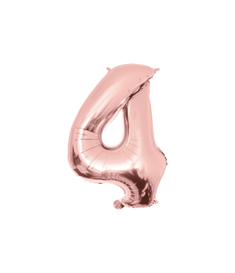 Foliopallo numero 4 ruusukulta, 86 cm