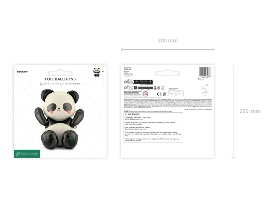 Foliopallo Istuva Panda, 68 x 72 cm