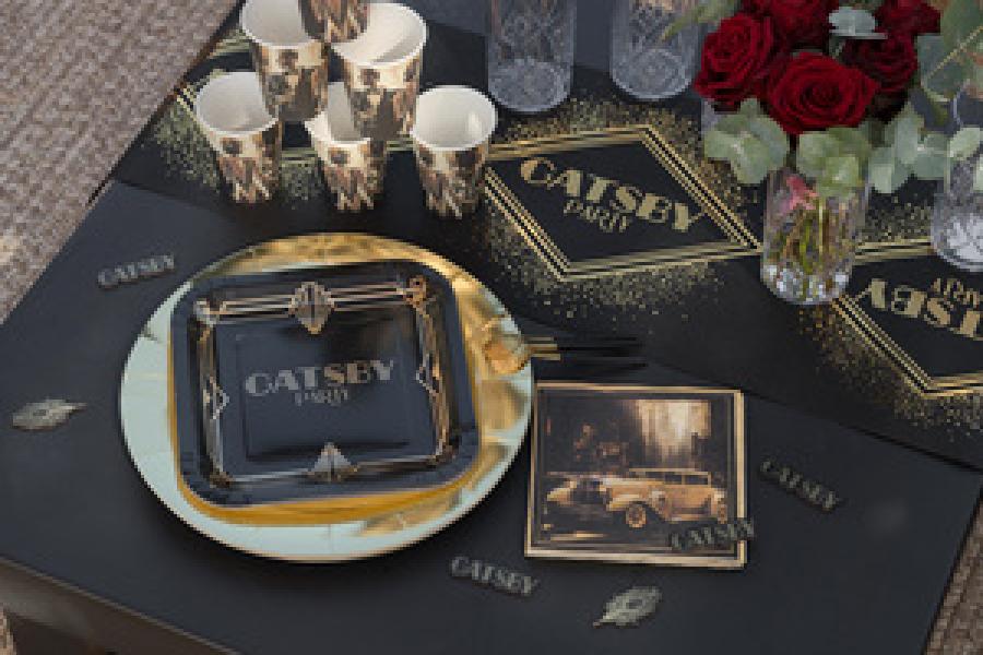 Gatsby / 20-luku lautasliina, 20 kpl