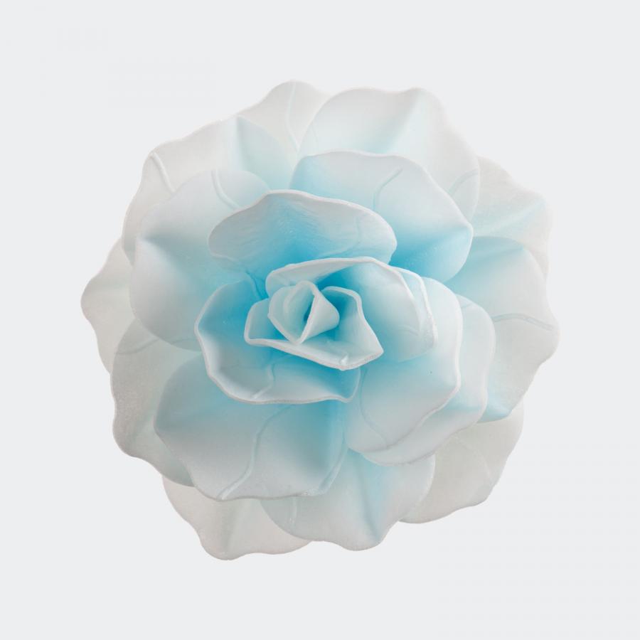 Syötävä vohvelikukka - Ruusu vaaleansininen, 12,5 cm