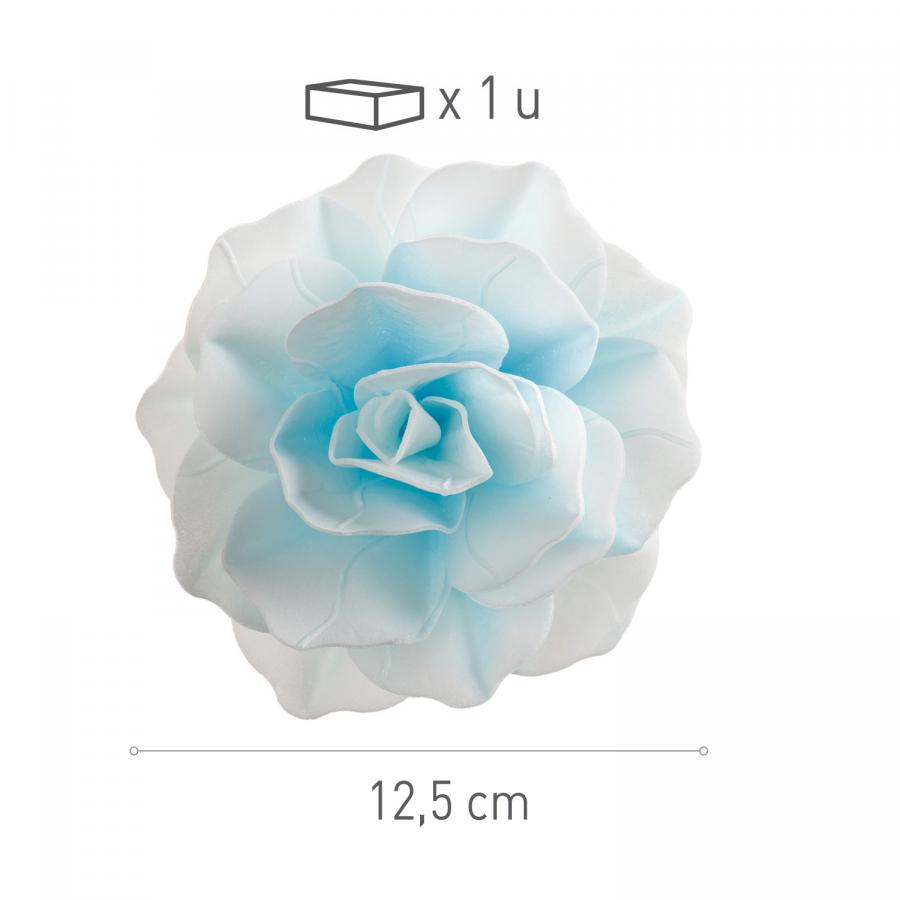Syötävä vohvelikukka - Ruusu vaaleansininen, 12,5 cm