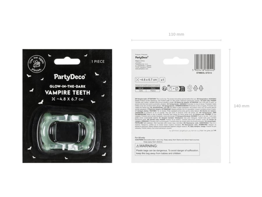 Pimeässä hohtavat vampyyrihampaat
