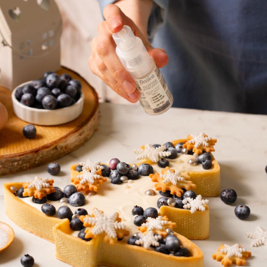 Syötävä kimallespray glitter - antiikkikulta, 10 g