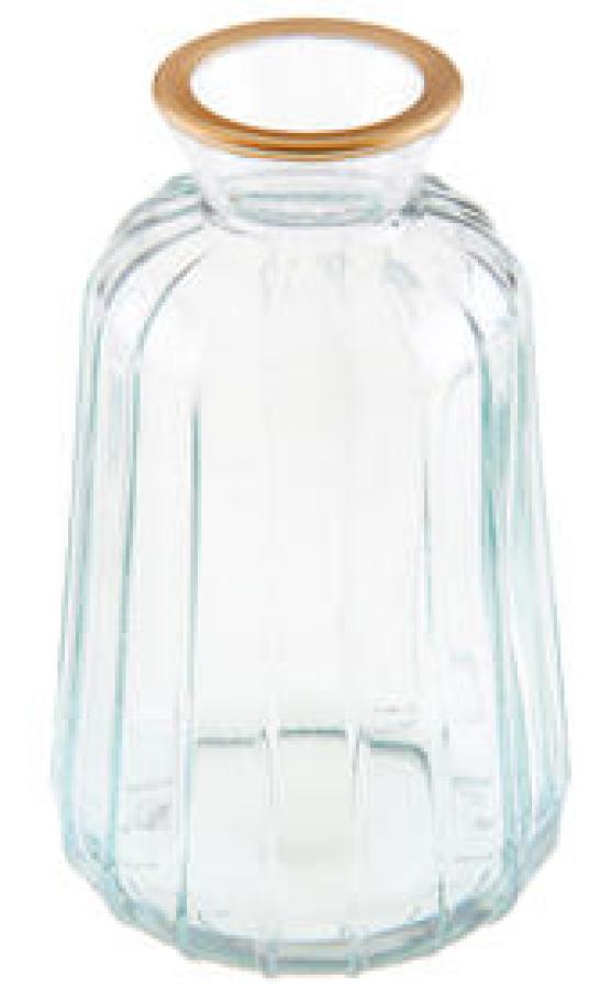 Lasimaljakko kartio kirkas 6,5 x 11 cm