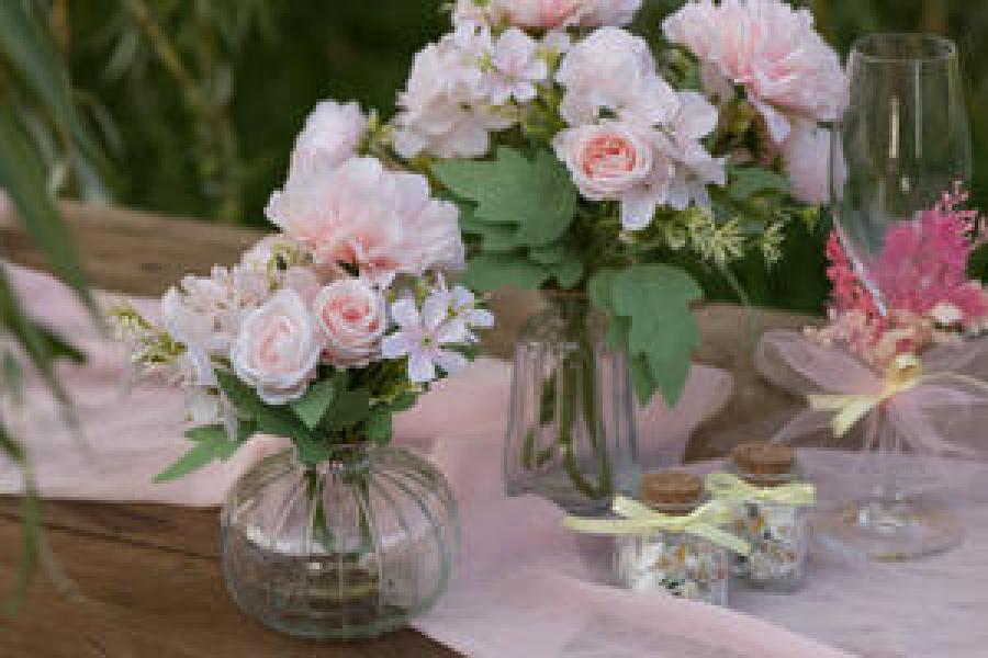 Lasimaljakko kartio kirkas 6,5 x 11 cm