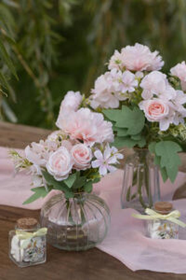 Lasimaljakko kartio kirkas 6,5 x 11 cm