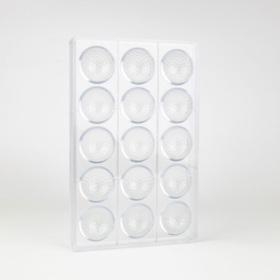 Suklaamuotti 3D golfpallo ø 42 mm - Martellato