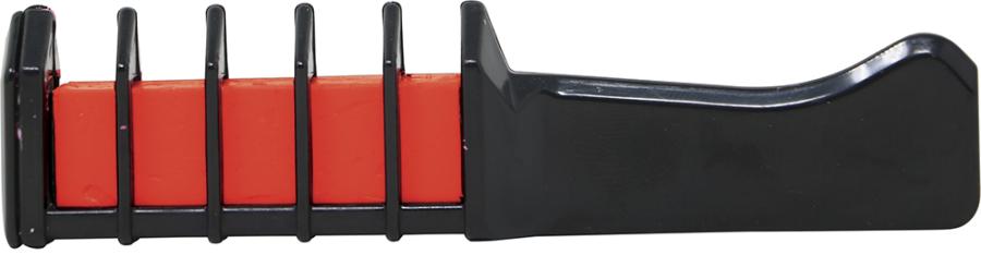 Hiusväriliitu-kampa punainen, 10 cm