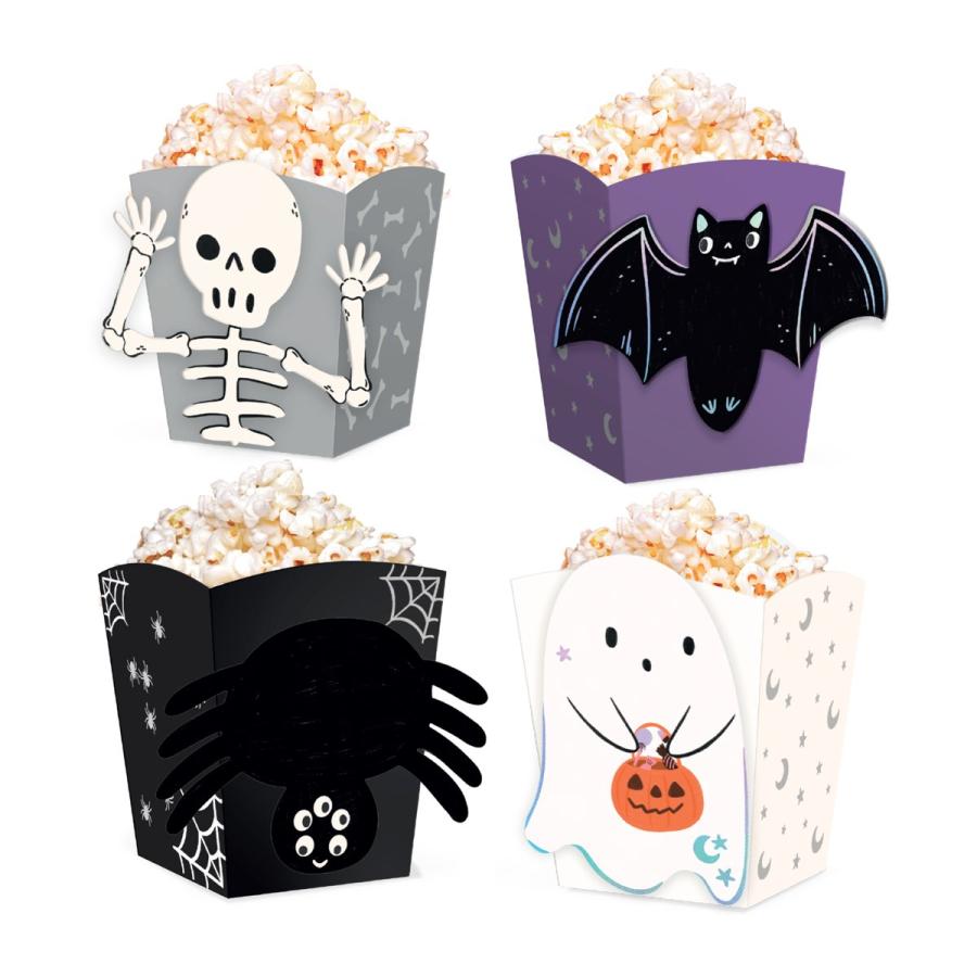 Halloween-popcornrasiat Spooky Friends, DIY-setti, 4 kpl