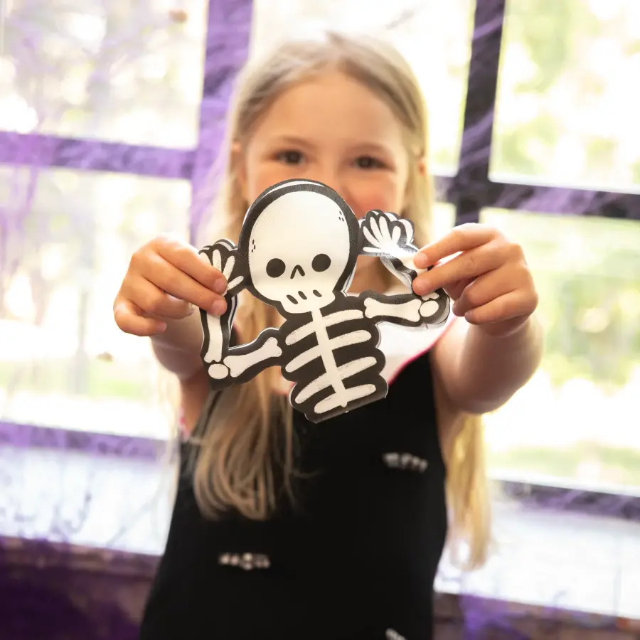 Halloween lautasliinat Luuranko Spooky Friends 16 × 15 cm, 12 kpl