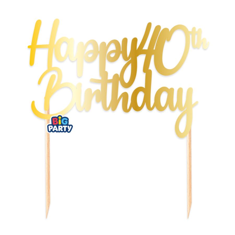 Happy 40th birthday -kakunkoriste