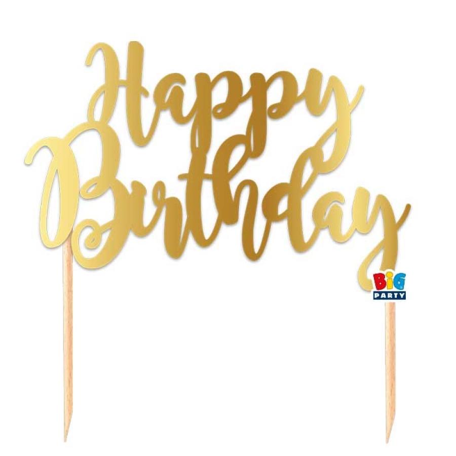Happy birthday -kakunkoriste kulta