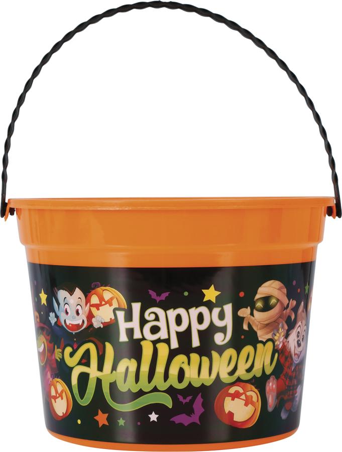 Happy Halloween -ämpäri, 18 x 16 cm