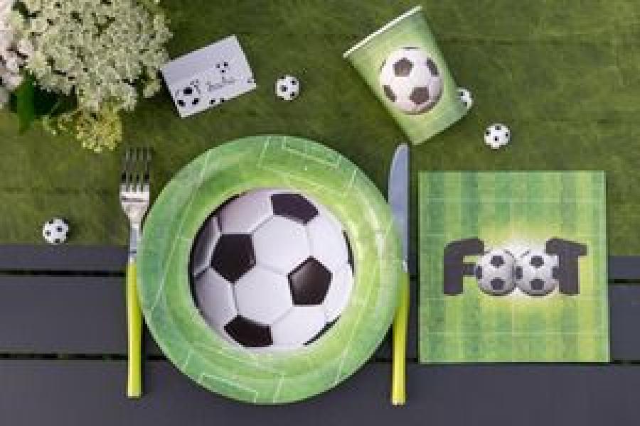 Jalkapallo "FOOT" iso lautasliina, 20 kpl