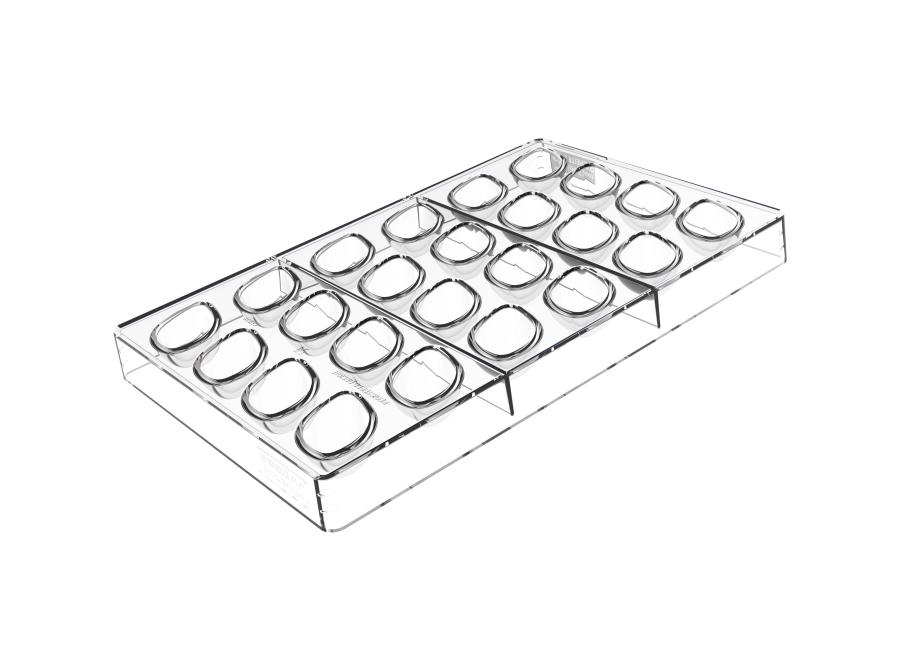 Suklaamuotti Kit Quenelle 01 + silikonimuotti täytteelle - Silikomart Professional