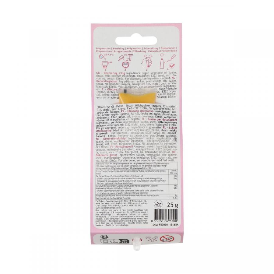 Koristelusuklaa Choko Writer keltainen 25g