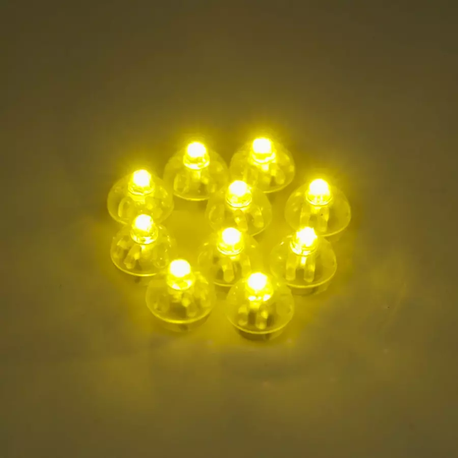 LED-valot ilmapalloon tms., lämmin valkoinen, 10 kpl