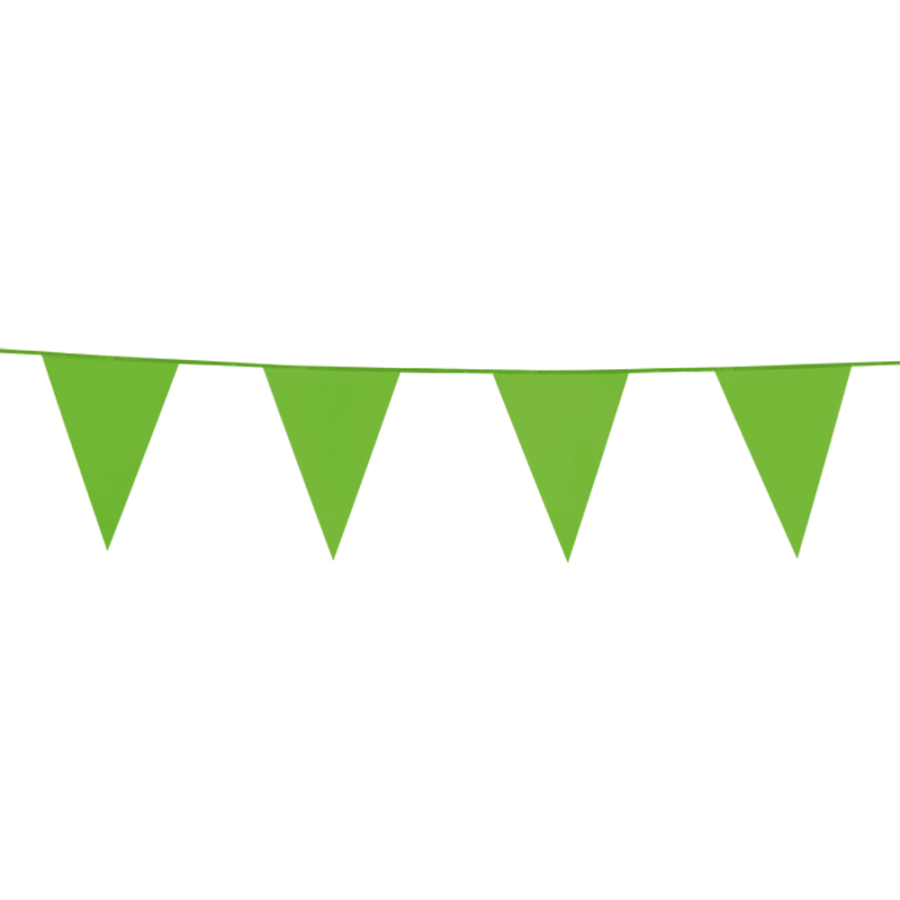 Lippuviiri / banneri vihreä, muovia, 10 metriä