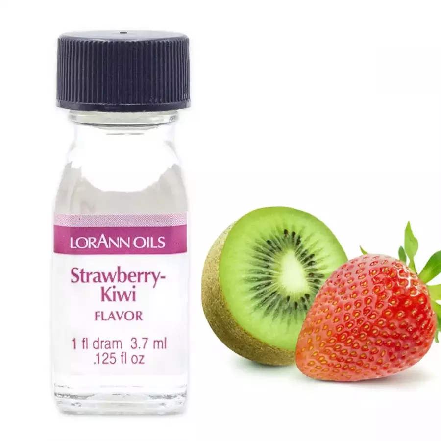LorAnn vahva strawberry & Kiwi-aromi, 3,7 ml (mansikka ja  kiwi)