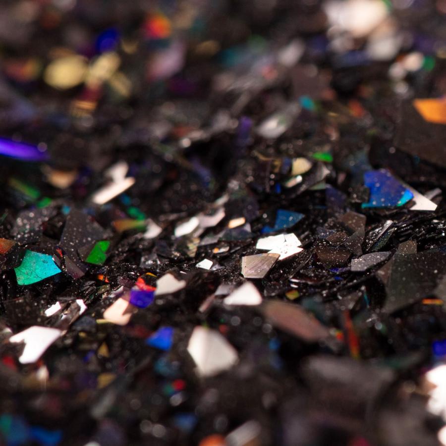 Syötävä glitter 3 g, Musta