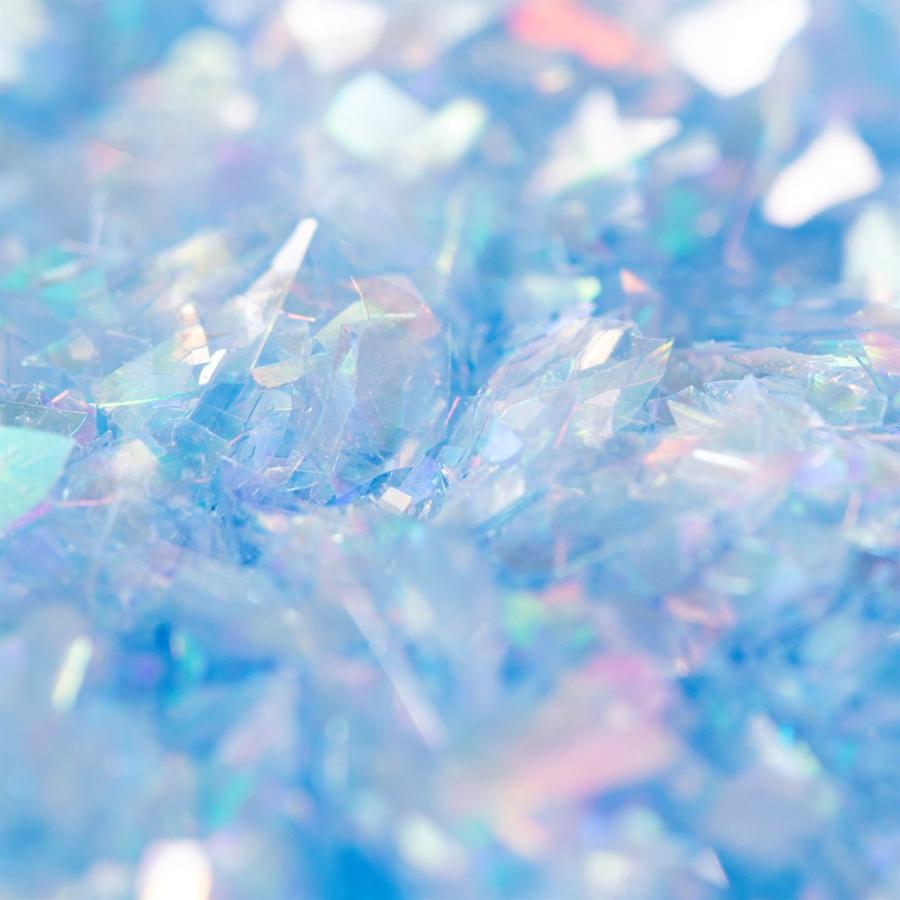 Syötävä glitter 3 g, Iridescent Vaaleansininen (Blue Aquamarine)