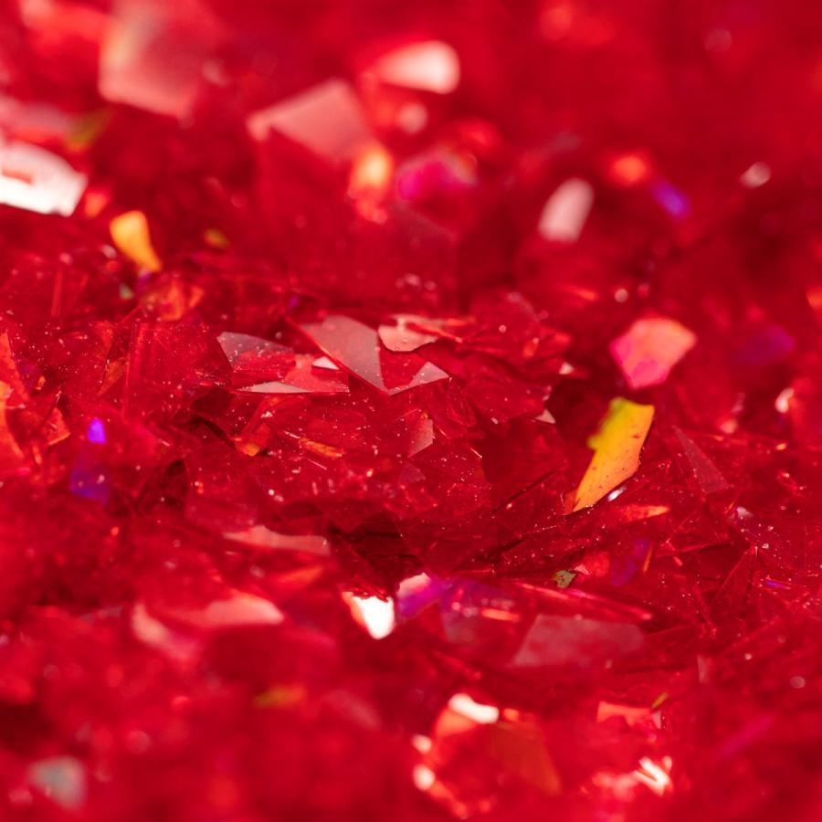 Syötävä glitter 3 g, Iridescent Punainen
