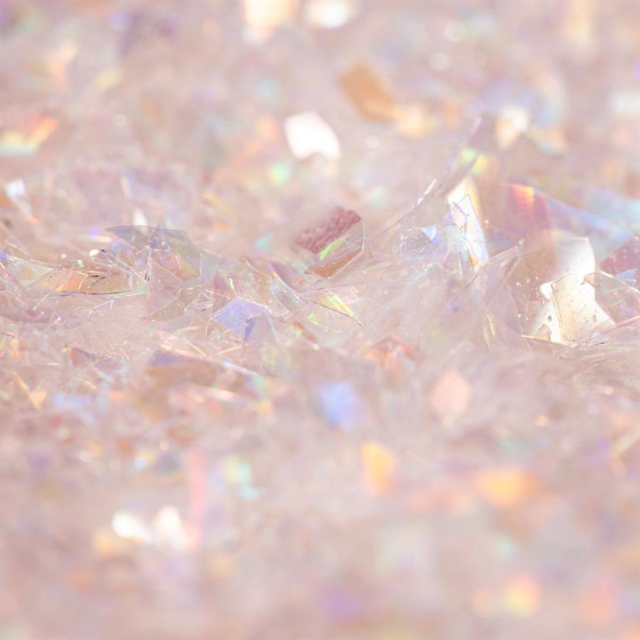 Syötävä glitter 3 g, Iridescent Valkoinen