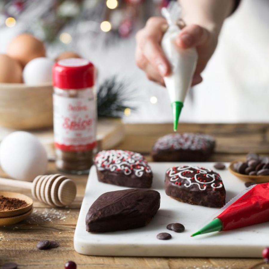 Timantti piparikakku muottisetti, 5 eri kokoista timanttia