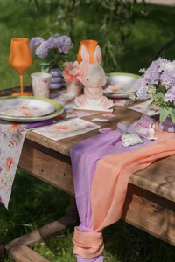 Kaitaliina musliinikangas violetti 36 cm, 5 m
