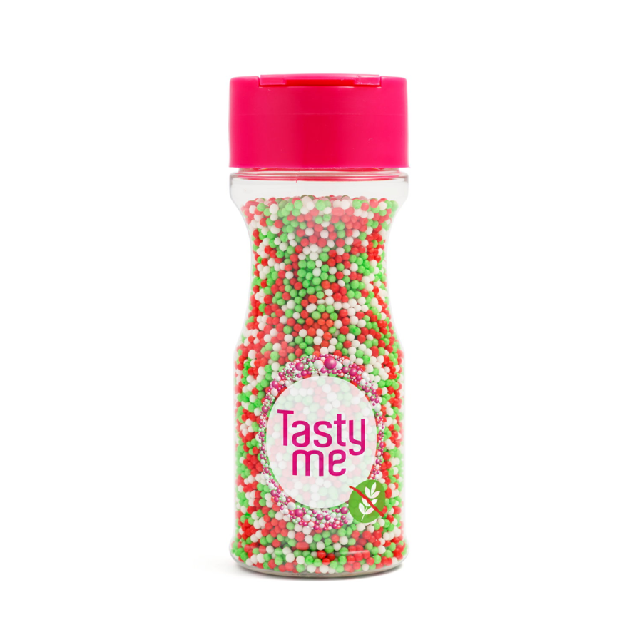 Nonparellit Joulu (vihreä, punainen, valkoinen) 70 g – gluteeniton