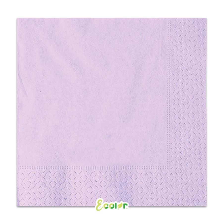 Iso lautasliina liila / vaalea violetti 33 x 33 cm, 40 kpl