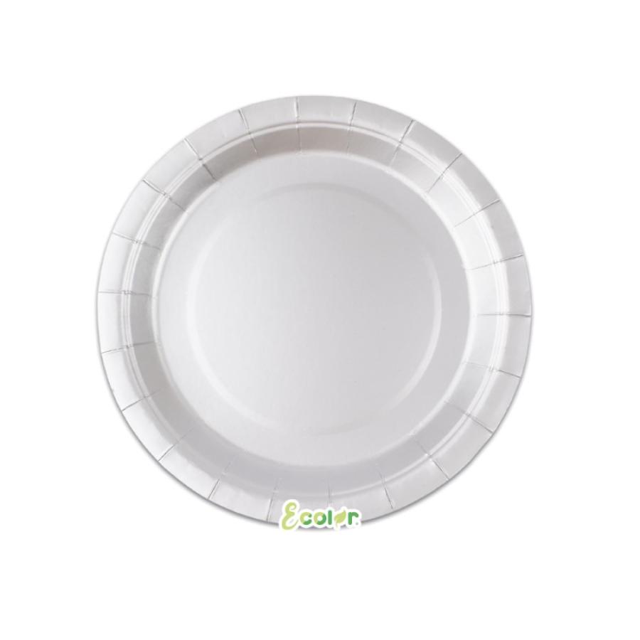 Pieni pahvilautanen hopea 18 cm, 25 kpl