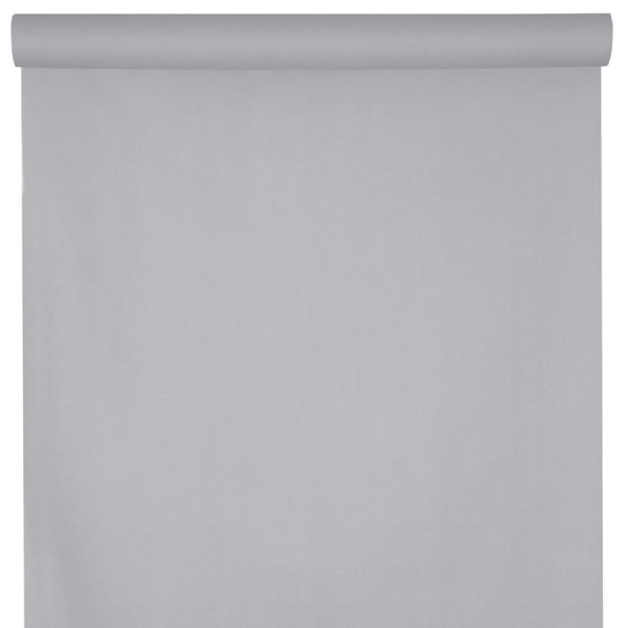 Paperinen pöytäliinarulla 120 cm × 10 m, hopea