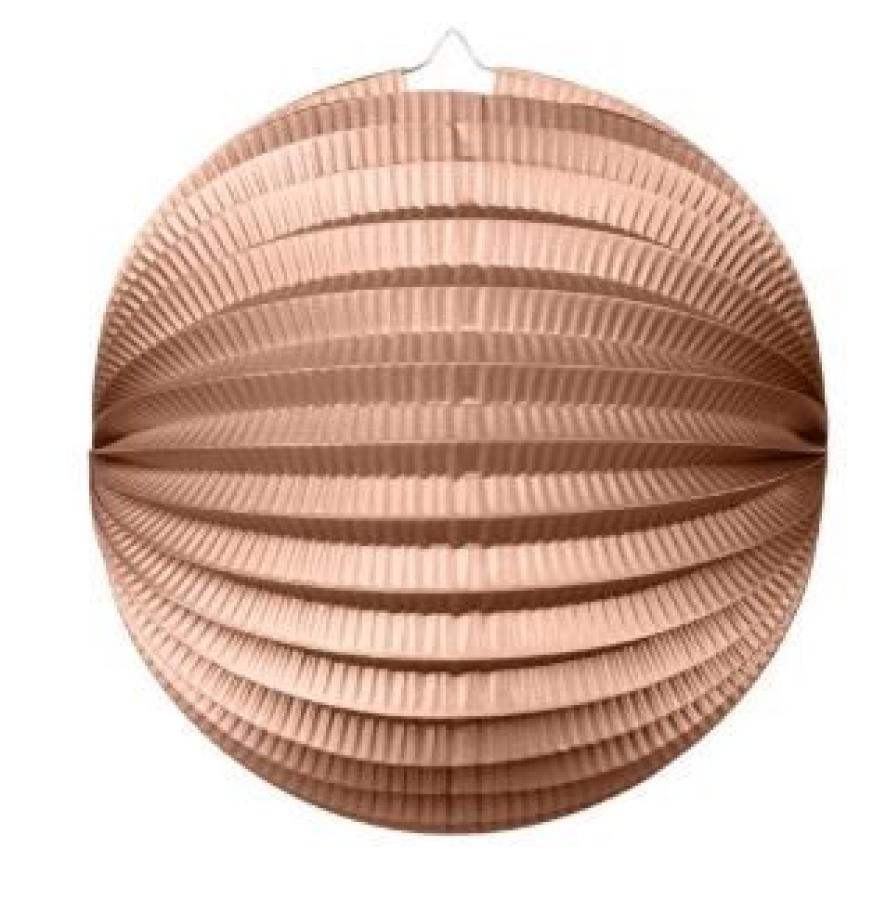 Paperilamppu, metalliruusukulta 25 cm