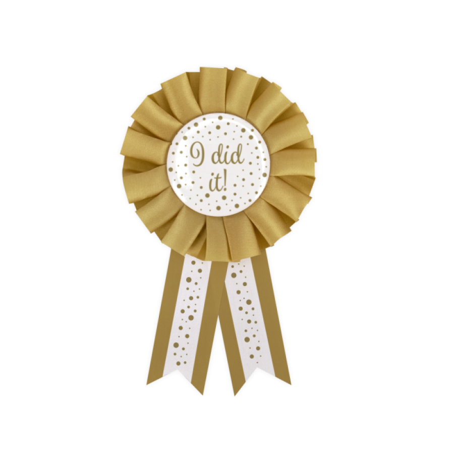 I did it - rintamerkki