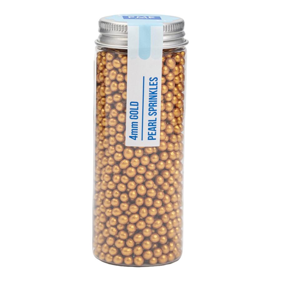 Kultaiset helmiströsselit 4 mm -  74 g