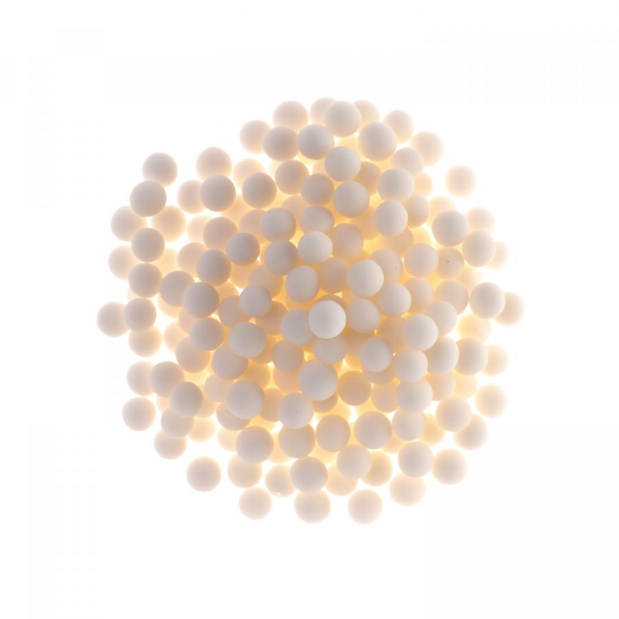 Pyöreät sokerihelmet valkoinen 5 mm 450g - Dekora