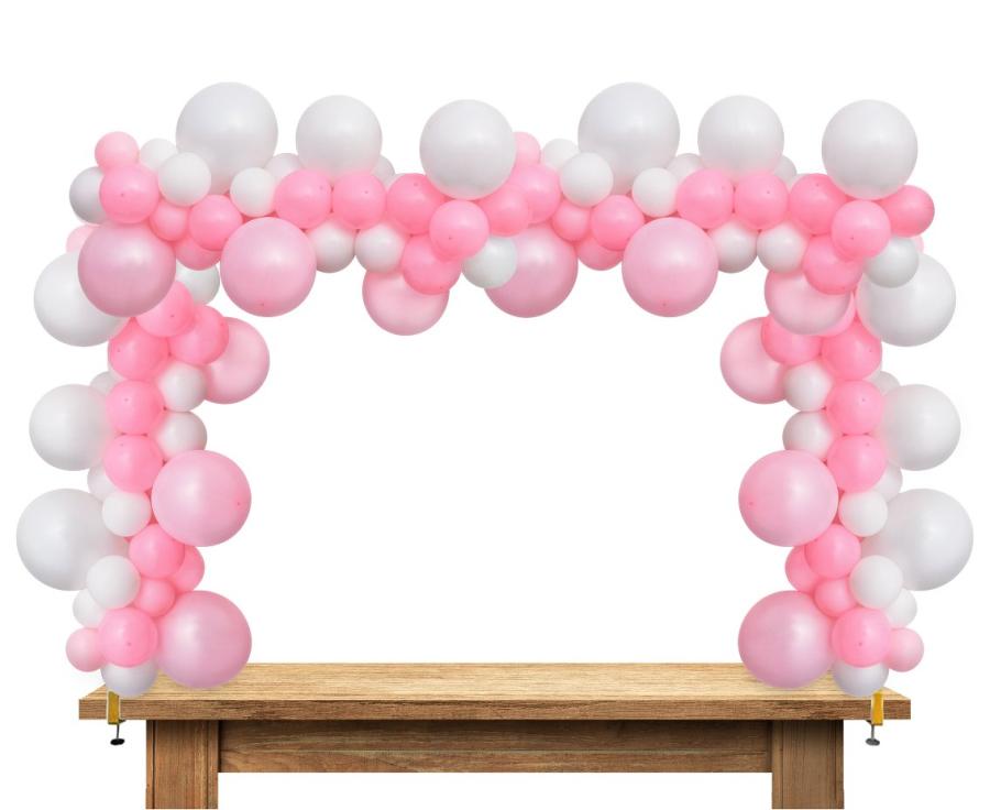 Pöytään kiinnitettävä koristeteline 260 x 100 cm, kulta