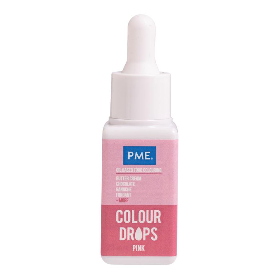 Öljypohjainen elintarvikeväri 20 ml - PME, pinkki