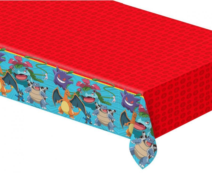 Pokemon muovinen pöytäliina 1,8 x 1,2 m