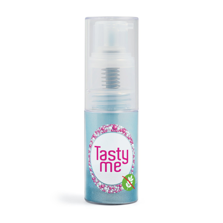 Syötävä kimallespray glitter - vaaleansininen, 10 g  - gluteeniton