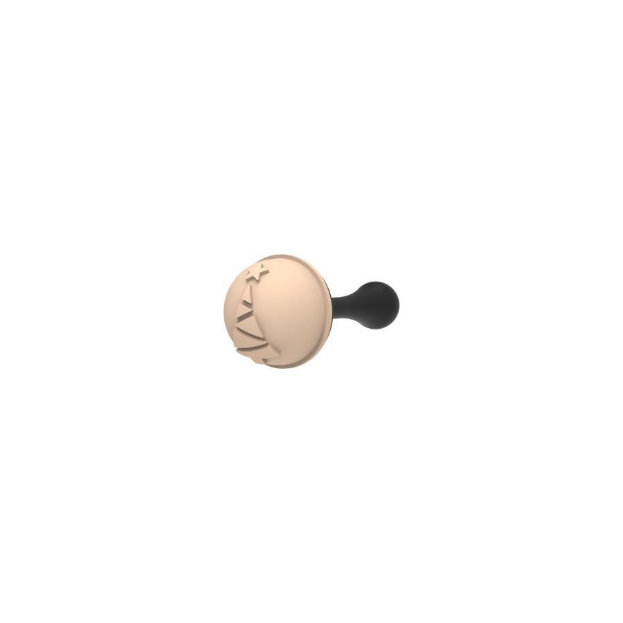 Puolipallomuotti ja suklaaleimasimet 4 kpl Semisfera01 & Choco Stamp B - Silikomart Professional